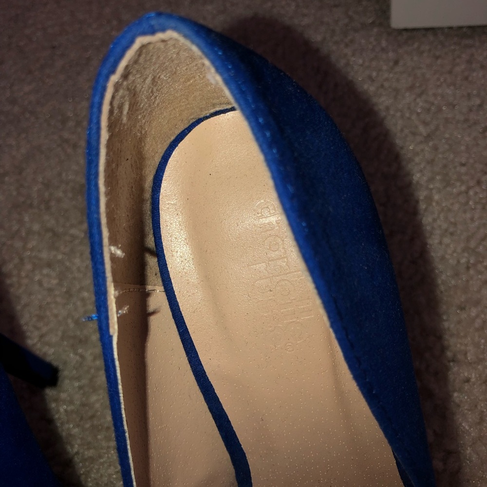 royal blue heels - Picture 2 of 3